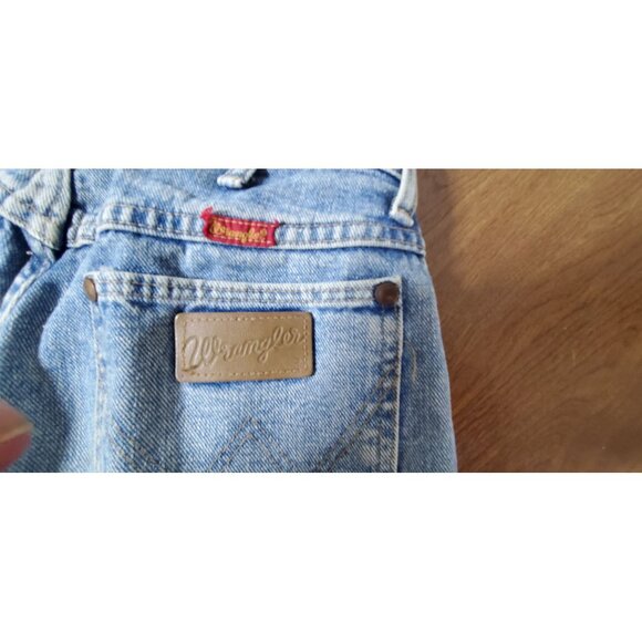 Vintage Wrangler Blue Denim Jeans 9x36 Relaxed Fit Straight Leg Classic 90s Styl - Picture 5 of 10